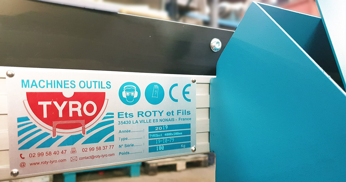 assurance de qualité Roty-Tyro qualité 100 % française machines-outils